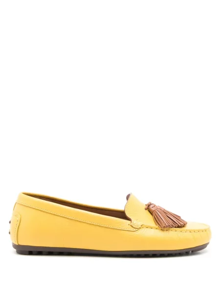 Pantofi loafer Sarah Chofakian din piele galben