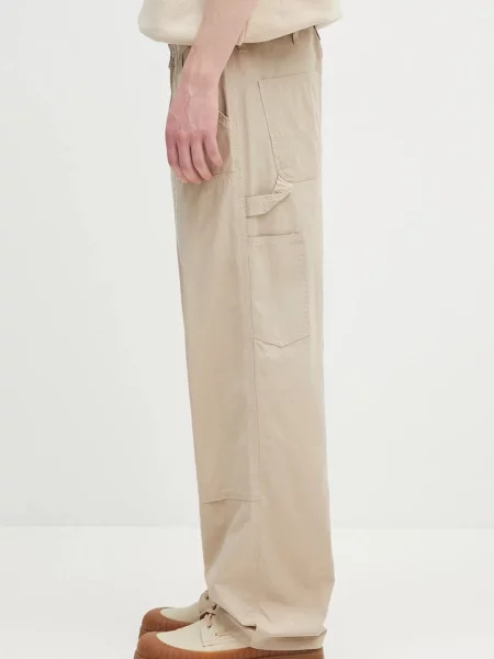 Παντελόνι Carhartt WIP Double Knee Pant ανδρικό μπεζ