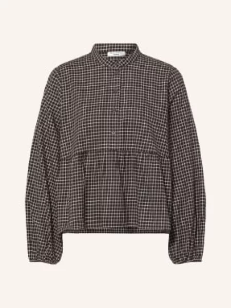 Marc O'polo Denim Bluzka Koszulowa Z Flaneli schwarz czarna