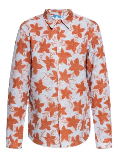 Cămașă Ps Paul Smith cu model floral cu imagine albastru