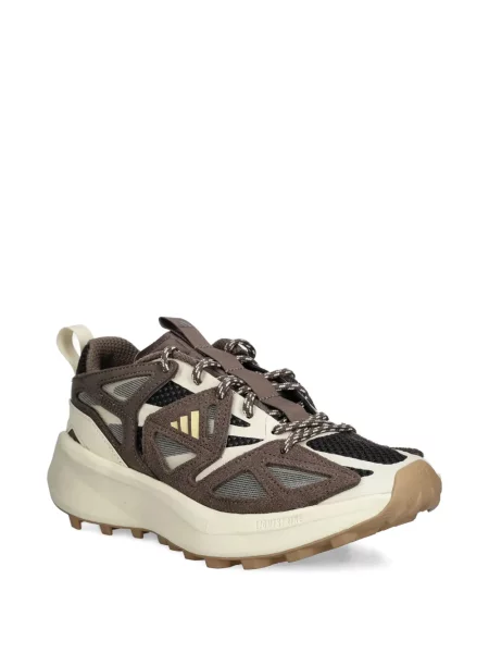 Spodnie cargo Adidas z kapturem z autografem do biegania białe