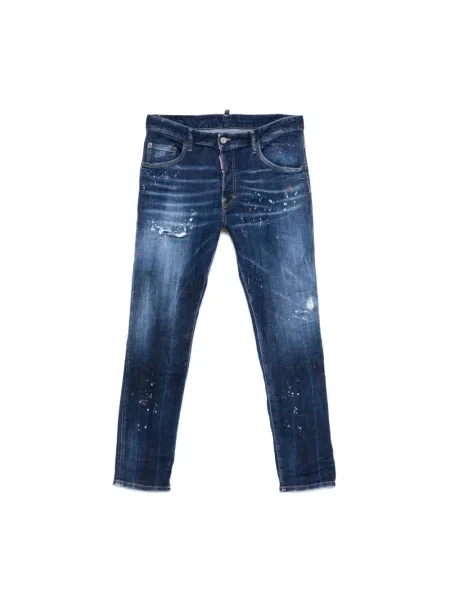Jeansy Slim Fit blau niebieskie