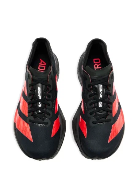 Prugaste tenisice Adidas Adizero s vezicama od brušene kože crna