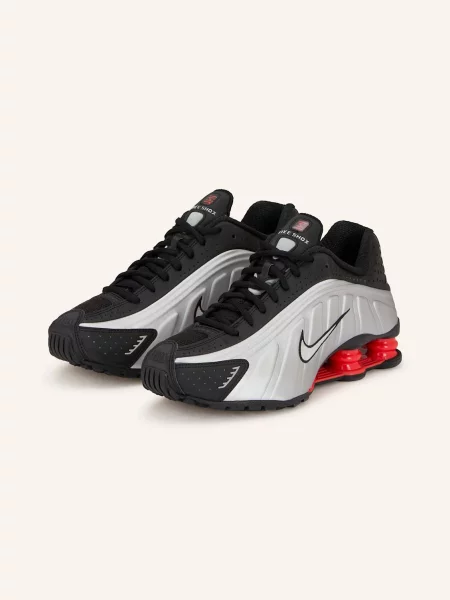 Nike Sneakersy Shox r4 černá/ stříbrná černé