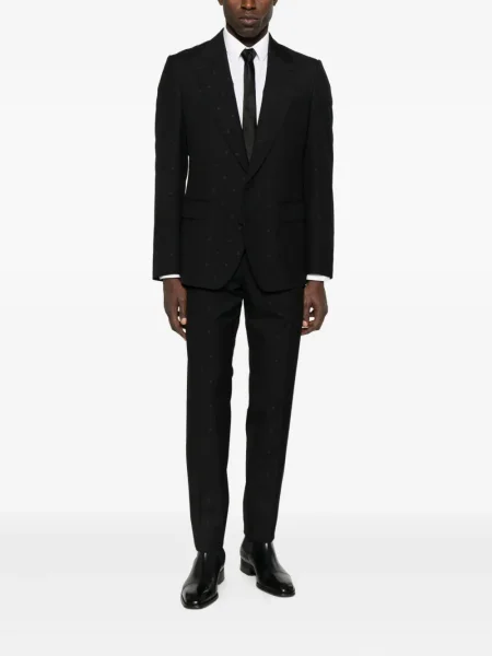 Costum Dolce & Gabbana cu dungi de costum negru