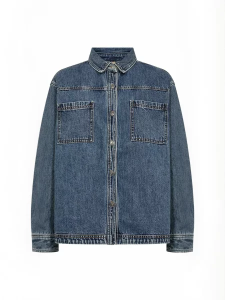 Soyaconcept Geacă de primăvară-toamnă SC-HEDA denim albastru