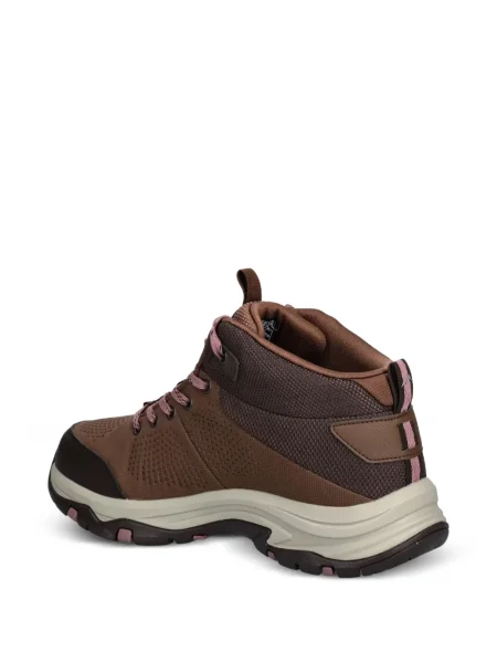 Маратонки Skechers с връзки с дантела кафяво