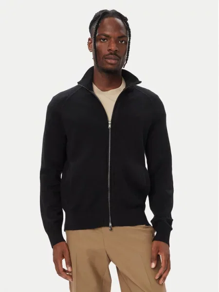 BOSS Cardigan H-Fabiano negru