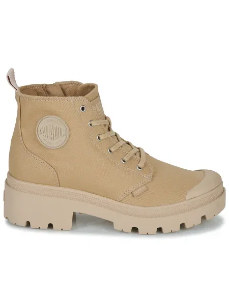 Twill félcipő Palladium bézs