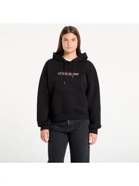 Bluza Guess Jeans Hood Os American Black L czarne