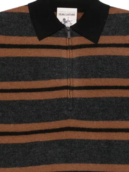 Tricou polo Semicouture gri