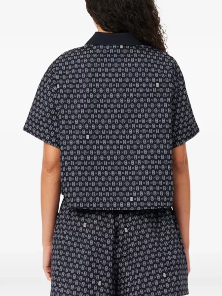 Τένις polo Lacoste με σχέδιο μπλε