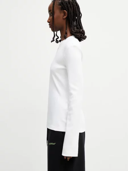 Off-White longsleeve Off Stamp biała