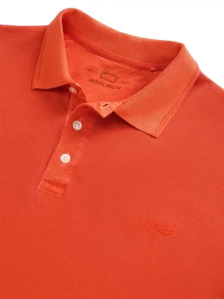 Tricou polo Woolrich portocaliu