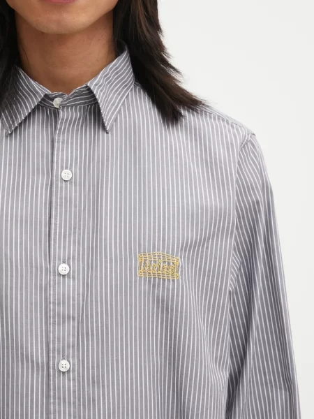 Aries koszula Stripe Poplin Classic szara