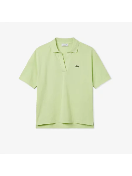Lacoste Koszulka Polo Relaxed Fit Jasnozielona zielony