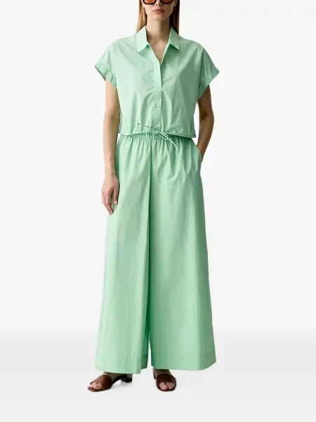 Pantaloni palazzo Benetton verde