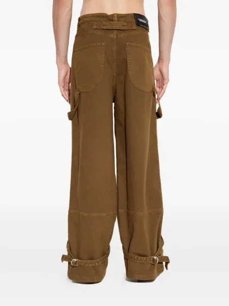 Pantaloni Off-white din canvas alb