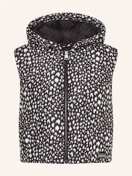 Barbour International Kamizelka Calista schwarz biała