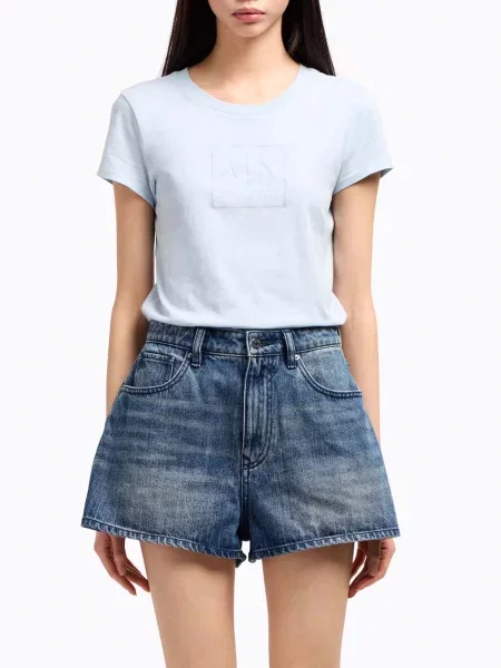 Шорти джинсові Armani Exchange синій
