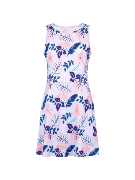 Rochie Columbia cu model floral cu imagine violet