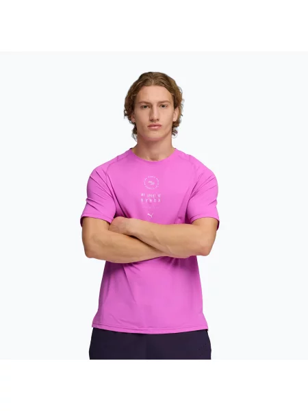 Tricou de antrenament pentru bărbați PUMA Hyrox Dryelite Training Tee pink roz