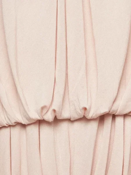 Rochie maxi Chats By C.dam drapată roz