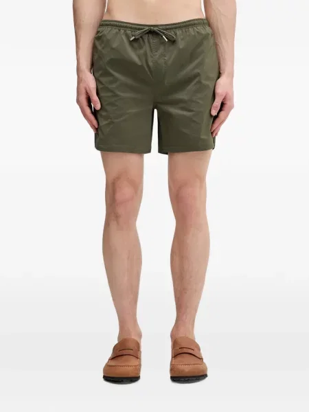 Slip de baie Filling Pieces cu broderie cu cordon verde