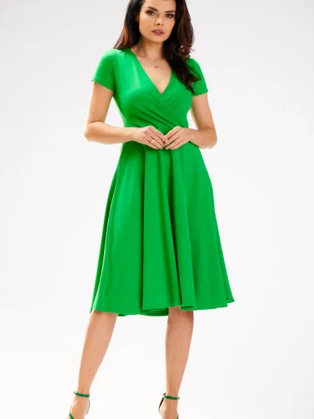 Sukienka midi Infinite You zielona