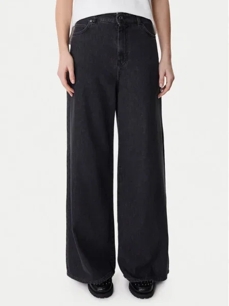 Weekend Max Mara Blugi Vega Wide Leg negru
