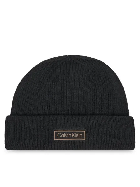 Calvin Klein Sapka brokát fekete