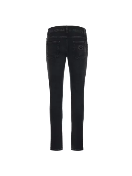 Skinny jeansy skinny Dolce And Gabbana czarne