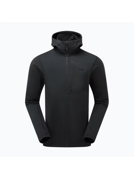 Мъжки суитшърт Rab Superflux Hoody black черно