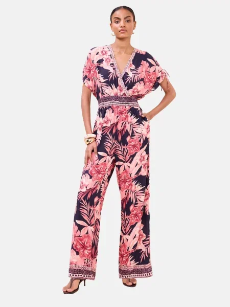 Lipsy Salopeta indigo deschis roz