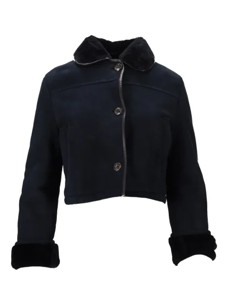 Geanta de piele La Rose albastru