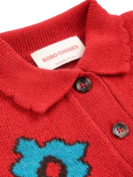 Kardigan dziecięcy Bobo Choses czerwony