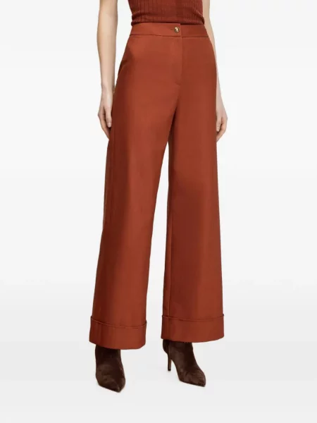 Pantaloni Veronica Beard maro