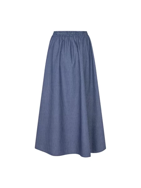 Spódnica midi Lollys Laundry niebieska