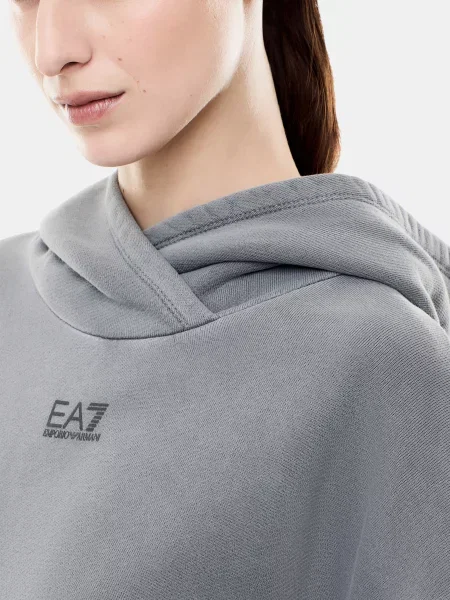 Худи Ea7 серое
