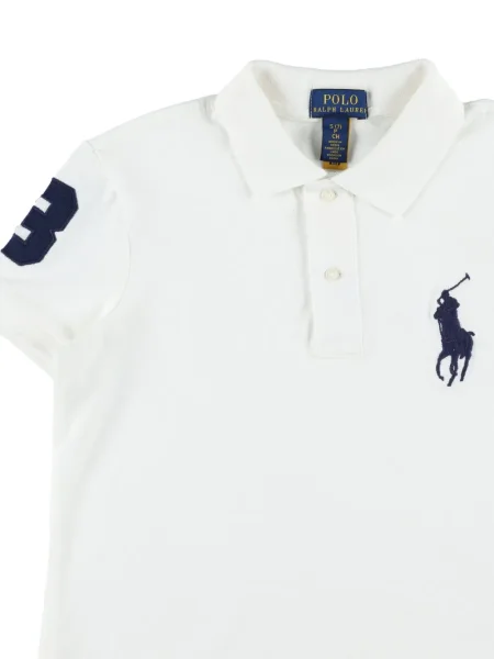 Koszulka polo dziecięca Polo Ralph Lauren biała