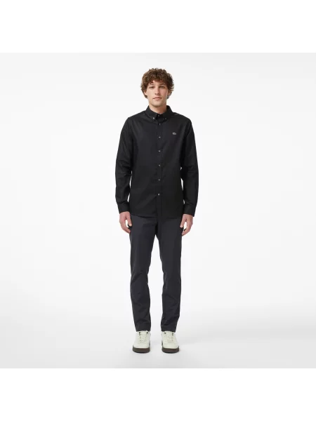 Lacoste Koszula Z Długim Rękawem czarny