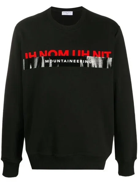 Hanorac crewneck Ih Nom Uh Nit negru