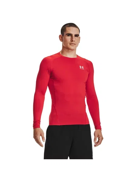 Tricou Under Armour Hg Armour Comp Ls Red XXL roșu