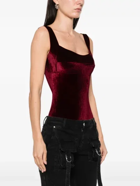 Body Atu Body Couture de catifea roșu