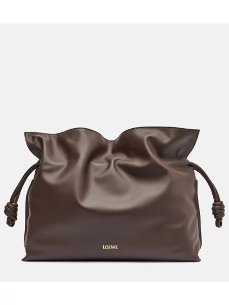 Geantă shopper Loewe din piele maro