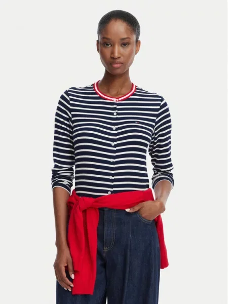 Tommy Jeans Cardigan Bleumarin