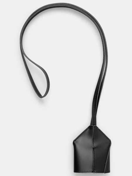 Usnjen obesek za ključe Maison Margiela črna