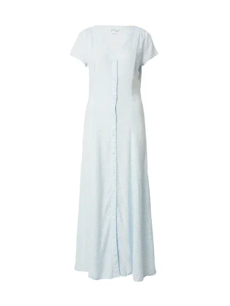 Monki Rochie tip bluză Clinton albastru deschis alb