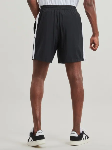 Pruhované šortky Adidas čierna