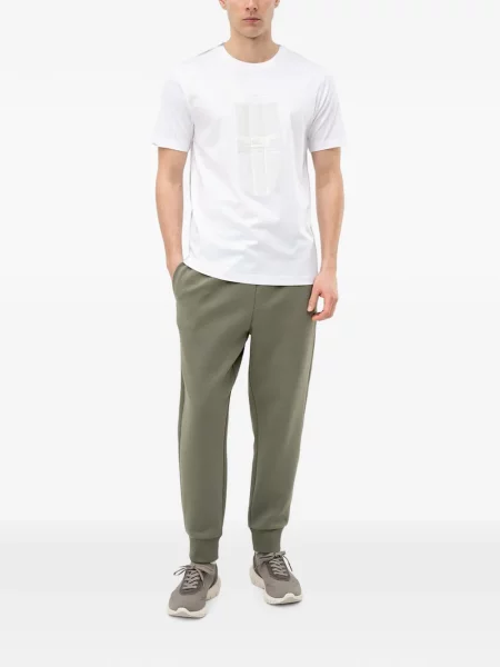 Pantaloni Boss alergare cu cordon verde